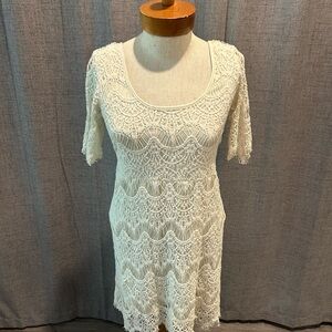 Urban Outfitters brand Pins & Needles Ivory Lace Dress